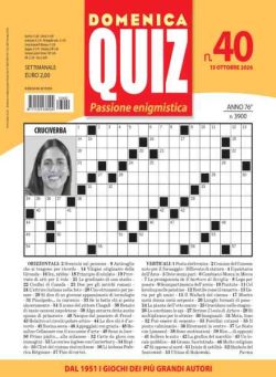 Domenica Quiz – 15 Ottobre 2026