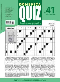 Domenica Quiz – 22 Ottobre 2026