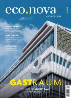 eco.nova Spezial – Architektur & Lifestyle Mai 2026