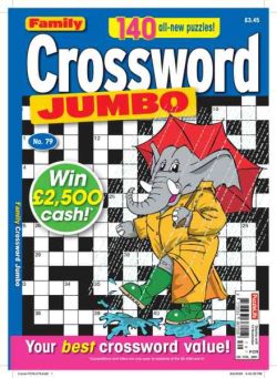 Family Crossword Jumbo – October 2026