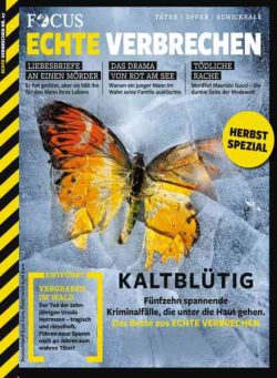 Focus Echte Verbrechen – Oktober 2021
