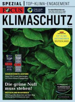 Focus Spezial – Klimaschutz – November 2021