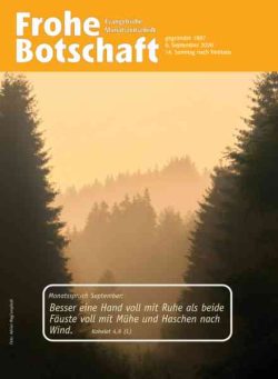 Frohe Botschaft – September 2026