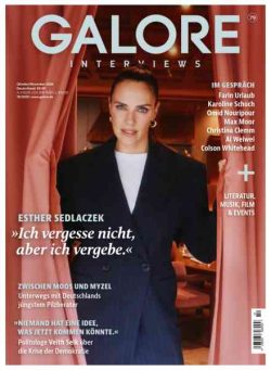 Galore Interviews – Oktober-November 2026