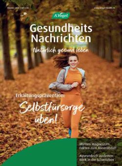 Gesundheits Nachrichten – Oktober 2026