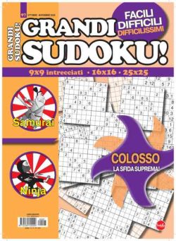 Grandi Sudoku – Ottobre-Novembre 2026