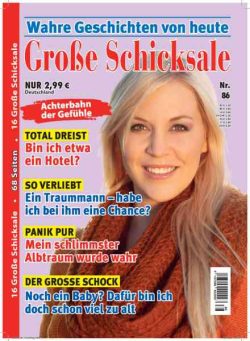 Grosse Schicksale – Oktober 2026