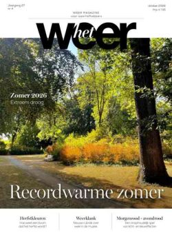 Het Weer Magazine – Oktober 2026