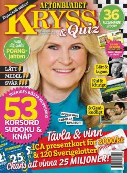 Kryss & Quiz – 12 Oktober 2026