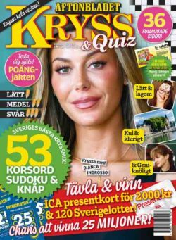 Kryss & Quiz – 21 September 2026