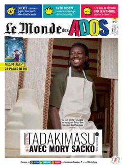 Le Monde des Ados – 30 Septembre 2026