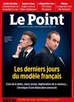 Le Point – 8 Octobre 2026