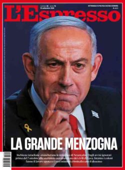 L’Espresso – 18 Settembre 2026