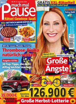 Mach mal Pause – 23 September 2026