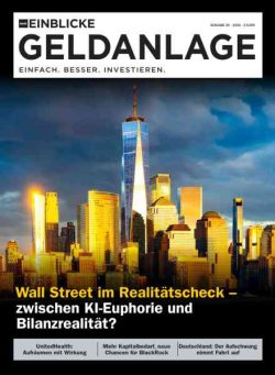 marktEINBLICKE Geldanlage – 15 Oktober 2026