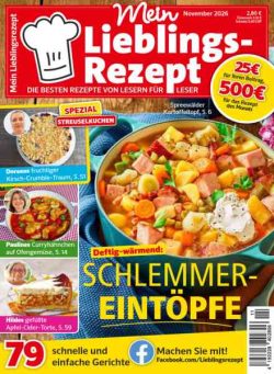 Mein Lieblingsrezept – November 2026