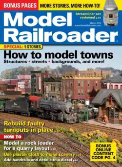 Model Railroader – March 2013
