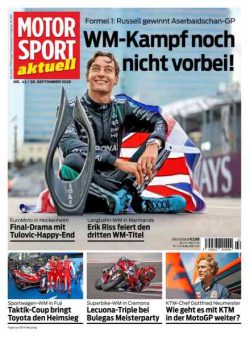 Motorsport aktuell – 29 September 2026
