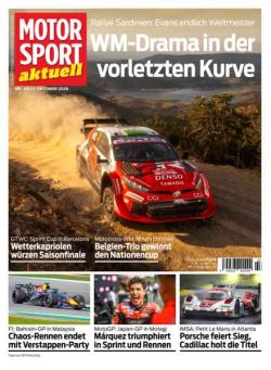 Motorsport aktuell – 6 Oktober 2026