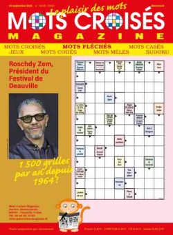Mots Croises Magazine – 24 Septembre 2026