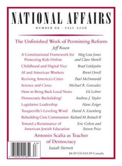 National Affairs – Fall 2026