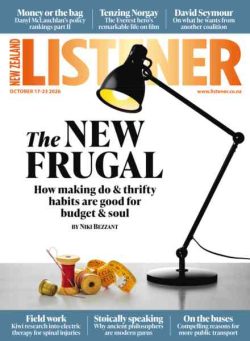 New Zealand Listener – 11 October 2026