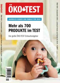 Okotest – Jahrbuch Kinder und Familie fur 2019