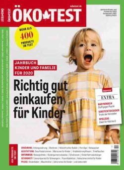 Okotest – Jahrbuch Kinder und Familie fur 2020