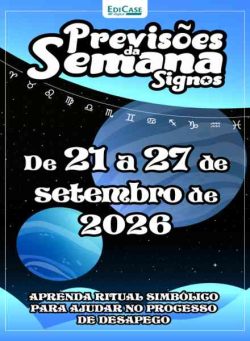 Previsoes da Semana – 21 Setembro 2026