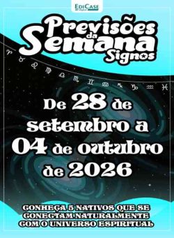 Previsoes da Semana – 28 Setembro 2026