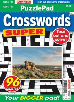 PuzzleLife PuzzlePad Crosswords Super – October 2026