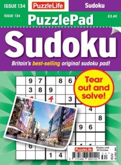 PuzzleLife PuzzlePad Sudoku – October 2026