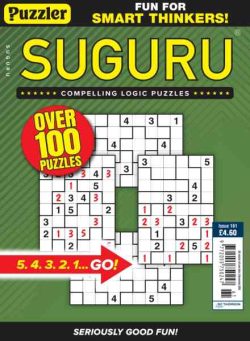 Puzzler Suguru – Issue 161 2026