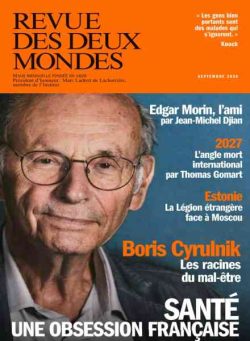 Revue des Deux Mondes – Septembre 2026