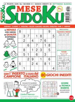 Settimana Sudoku Mese – Ottobre 2026