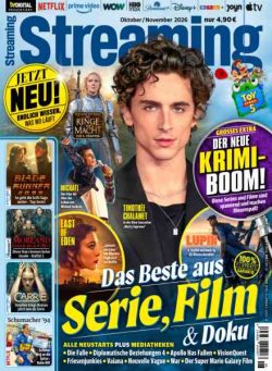 Streaming by TV Digital – Oktober-November 2026