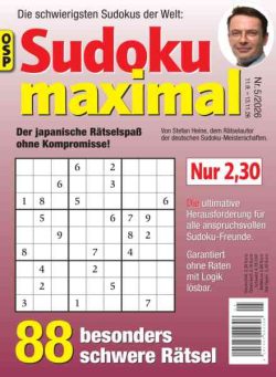 Sudoku Maximal – Nr 5 2026