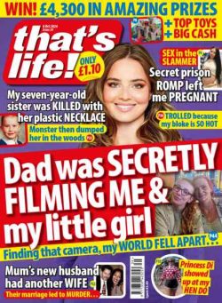that’s life! UK – 1 October 2026