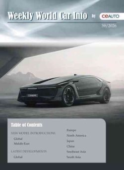 Weekly World Car Info – 26 September 2026