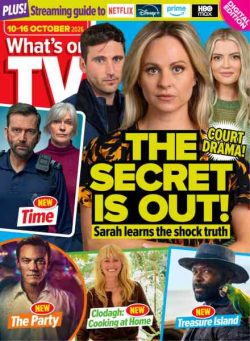 What’s on TV – 10 October 2026