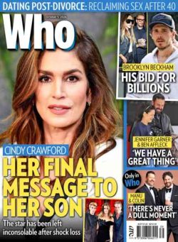 Who – 27 September 2026
