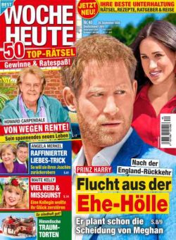 Woche Heute – 29 September 2026