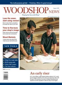 Woodshop News – August 2009