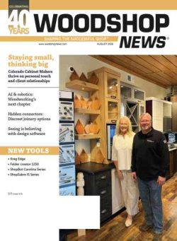 Woodshop News – August 2026