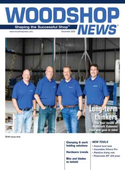 Woodshop News – December 2020