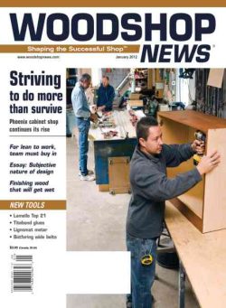 Woodshop News – January 2012
