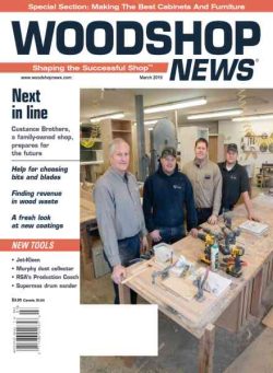 Woodshop News – March 2019
