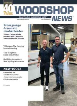Woodshop News – September 2026